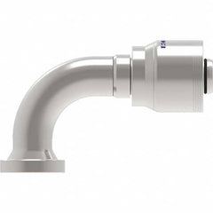 Eaton - Hydraulic Hose Fittings & Couplings Type: SAE Code 62 Flange Head, 90 Degree Elbow Hose Diameter: 1-7/8 (Inch) - Exact Tooling