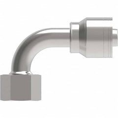 Eaton - Hydraulic Hose Fittings & Couplings Type: Female Swivel DIN 24 Seat 90 Light Hose Diameter: 25/64 (Inch) - Exact Tooling