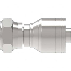 Eaton - Hydraulic Hose Fittings & Couplings Type: BSPP 60 Cone Female Swivel Straight Hose Diameter: 1/2 (Inch) - Exact Tooling