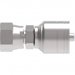 Eaton - Hydraulic Hose Fittings & Couplings Type: Female Straight Pipe Swivel Hose Diameter: 1/4 (Inch) - Exact Tooling