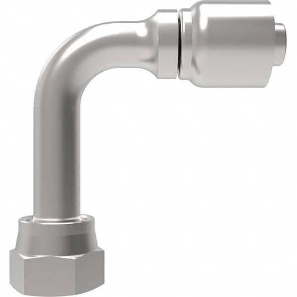 Eaton - Hydraulic Hose Fittings & Couplings Type: Female SAE 45 Degree Swivel, 90 Degree Elbow Hose Diameter: 5/8 (Inch) - Exact Tooling