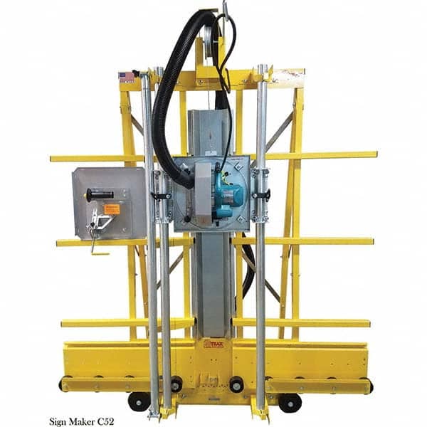 Saw Trax - Sign Maker Compact 64" Max Cross Cut Vertical Panel Saw - Exact Tooling