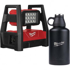 Milwaukee Tool - Cordless Work Lights Voltage: 18 Run Time: 9 Hrs. - Exact Tooling