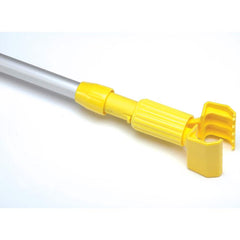 Ability One - Mop Handles; For Use With: Wet mop ; Connection Type: Snap-On ; Handle Length (Inch): 60 ; Handle Material: Aluminum ; Handle Style: Straight - Exact Tooling