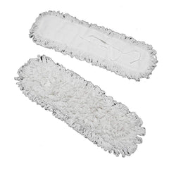 Ability One - Wet Mop Heads & Pads; Style: Loop End ; Material: Yarn ; Approximate Weight (oz.): 16 ; Mop Color: White ; Headband Size (Inch): 5 ; Connection Type: Slip-on - Exact Tooling
