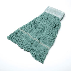 Ability One - Wet Mop Heads & Pads; Style: Loop End ; Material: Rayon; Acrylic; PET ; Approximate Weight (oz.): 24 ; Mop Color: Green ; Headband Size (Inch): 5-1/2 ; Connection Type: Clamp Jaw - Exact Tooling