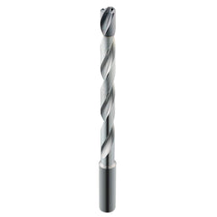 SGS - 7/32" 135° Spiral Flute Solid Carbide Taper Length Drill Bit - Exact Tooling