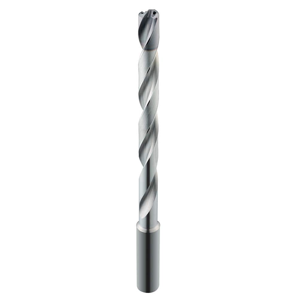 SGS - 7.5mm 135° Spiral Flute Solid Carbide Taper Length Drill Bit - Exact Tooling