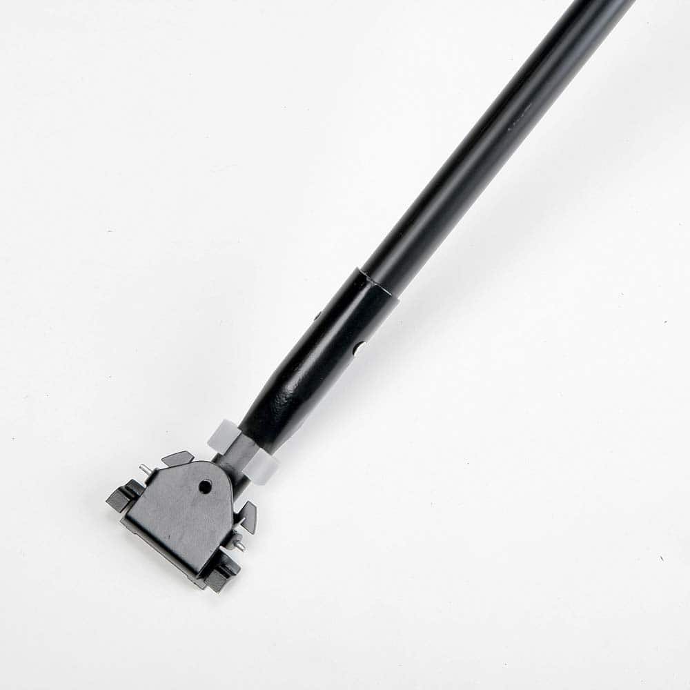 Ability One - Mop Handles; For Use With: Dust Mop ; Connection Type: Snap-On ; Handle Length (Inch): 60 ; Handle Material: Metal ; Handle Style: Straight - Exact Tooling