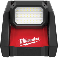 Milwaukee Tool - Cordless Work Lights; Voltage: 18 ; Run Time: 9 Hrs. ; Lumens: 3000 ; Color: Red/ Black ; Includes: (1)?M18? ROVER? Dual Power Flood Light?(2366-20) ; PSC Code: 6210 - Exact Tooling