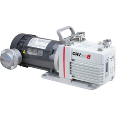Welch - Rotary Vane-Type Vacuum Pumps; Horsepower: 0.5 ; Voltage: 115/230V ; Cubic Feet per Minute: 5.60 ; Length (Decimal Inch): 22.4000 ; Width (Decimal Inch): 6.1000 ; Height (Inch): 9.2 - Exact Tooling
