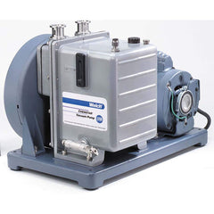Welch - Rotary Vane-Type Vacuum Pumps; Horsepower: 1 ; Voltage: 230 V ; Cubic Feet per Minute: 10.60 ; Length (Decimal Inch): 20.0000 ; Width (Decimal Inch): 14.0000 ; Height (Inch): 15.4 - Exact Tooling