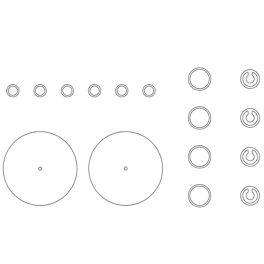 Welch - Air Compressor & Vacuum Pump Accessories; Type: Service Kit ; For Use With: Welch-lmvac Vacuum Systems - Exact Tooling