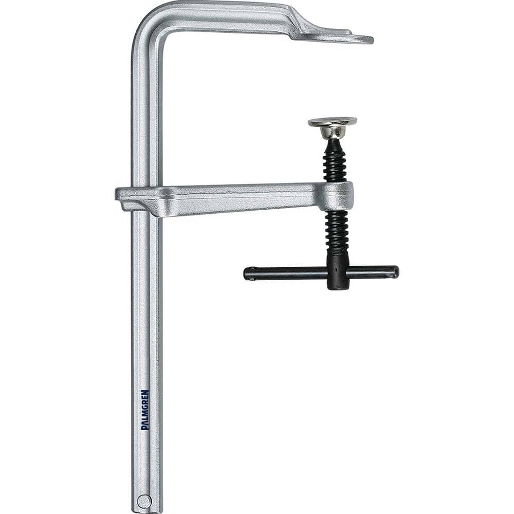 Palmgren - Sliding Arm Clamps; Clamp Type: Standard ; Maximum Capacity (mm): 8.000 ; Throat Depth (Inch): 3-15/16 ; Handle Style: T-Handle ; Frame Material: Steel ; Clamping Pressure (Lb.): 1000.00 - Exact Tooling