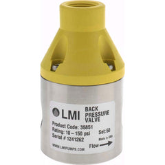 LMI - Metering Pump Accessories Type: Back Pressure Valve For Use With: Metering Pumps - Exact Tooling