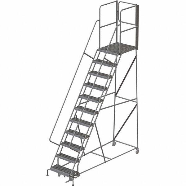TRI-ARC - Rolling & Wall Mounted Ladders & Platforms Type: Rolling Warehouse Ladder Style: Rolling Platform Ladder - Exact Tooling