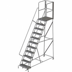 TRI-ARC - Rolling & Wall Mounted Ladders & Platforms Type: Rolling Warehouse Ladder Style: Rolling Platform Ladder - Exact Tooling