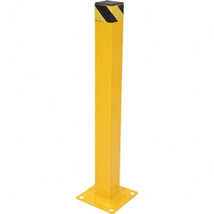 Vestil - 4" Diam x 42" High, Yellow Steel Bollard - Exact Tooling