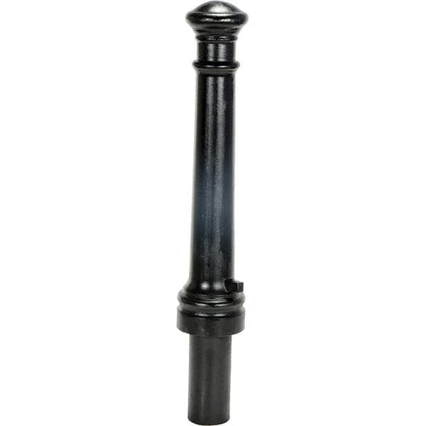 Vestil - 8" Diam x 40" High, Black Iron Bollard - Exact Tooling