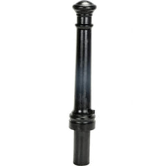 Vestil - 8" Diam x 40" High, Black Iron Bollard - Exact Tooling