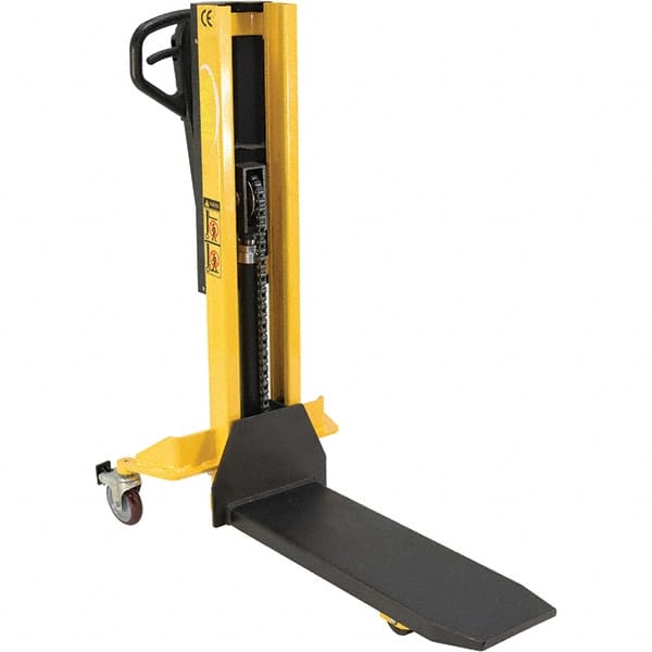 Vestil - 600 Lb Capacity, 39" Lift Height, Manually Operated Lift - Exact Tooling