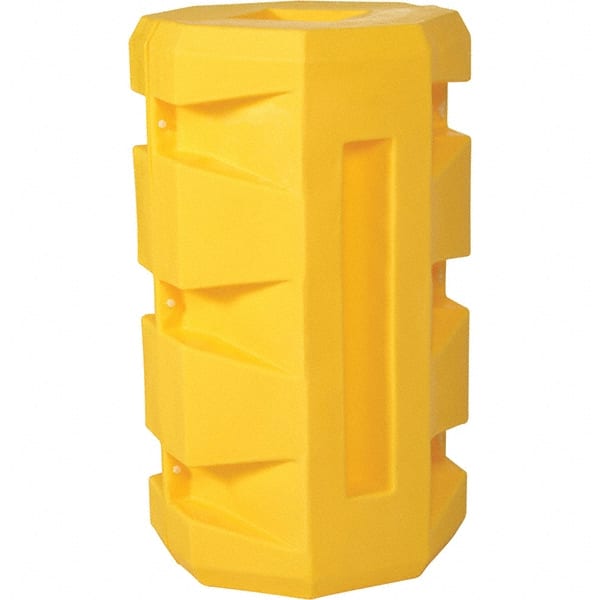 Vestil - 24" Wide x 24" Deep x 42" High, Polyethylene Column Protector - Fits 12" Columns, Yellow - Exact Tooling