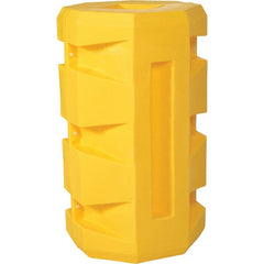 Vestil - 24" Wide x 24" Deep x 42" High, Polyethylene Column Protector - Fits 12" Columns, Yellow - Exact Tooling
