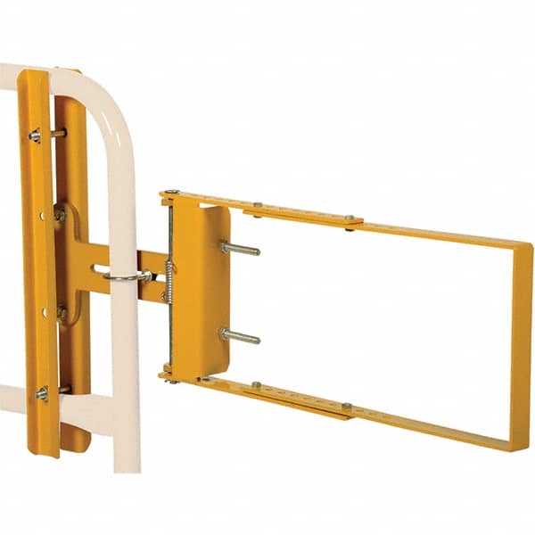 Vestil - Steel Self Closing Rail Safety Gate - Fits 24 to 40" Clear Opening, 12" Door Height, - Exact Tooling