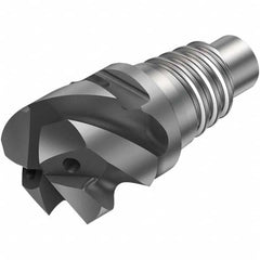 Sandvik Coromant - Corner Radius & Corner Chamfer End Mill Heads Mill Diameter (mm): 25.00 Mill Diameter (Decimal Inch): 0.9843 - Exact Tooling