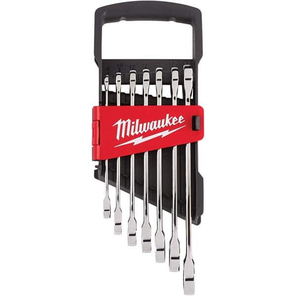 Milwaukee Tool - Wrench Sets Tool Type: Ratcheting Combination Wrench Set System of Measurement: Metric - Exact Tooling