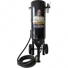 BadBoy Blasters - Portable Sandblasters Tank Height (Inch): 41 Overall Depth (Inch): 15 - Exact Tooling