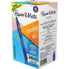 Paper Mate - Pens & Pencils Type: Retractable Gel Color: Blue - Exact Tooling
