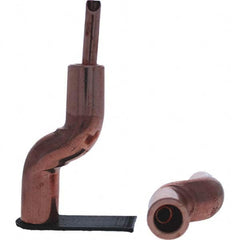 Tuffaloy - Spot Welder Tips For Use With: 5RW Electrode Holder Type: Bent Shank for 5RW Male Cap - Exact Tooling