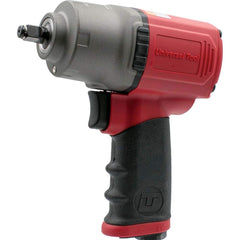 Florida Pneumatic - Air Impact Wrenches & Ratchets; Drive Size: 3/8 Square ; Handle Type: Pistol Grip ; Type: Twin Hammer ; Speed (RPM): 11000.00 ; Torque (Ft/Lb): 550 ; Inlet Size (Inch): 1/4 - Exact Tooling