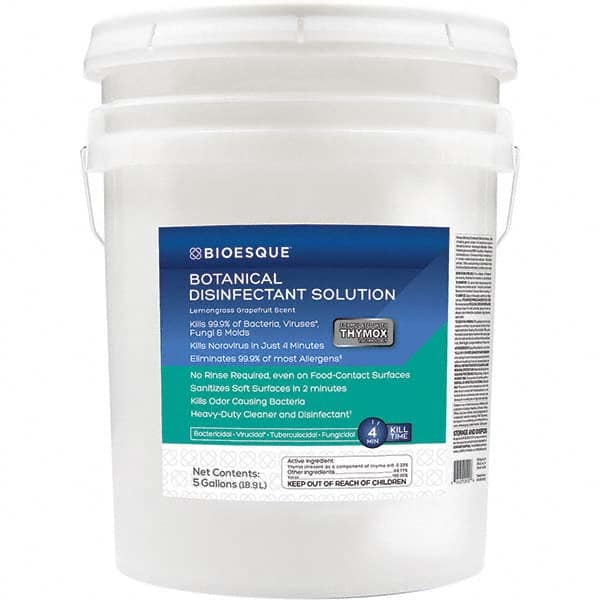Bioesque Solutions - All-Purpose Cleaners & Degreasers Type: Disinfectant Container Type: Pail - Exact Tooling