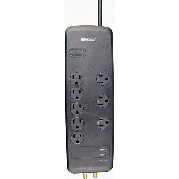 Southwire - Power Outlet Strips Amperage: 15 Voltage: 120 V - Exact Tooling