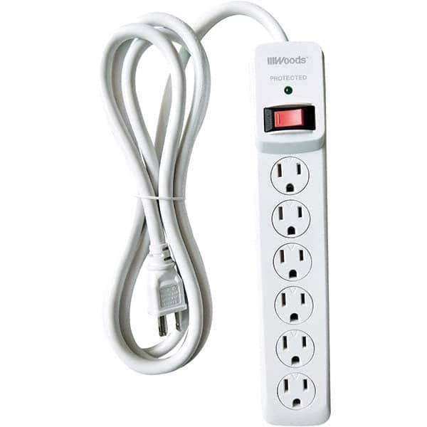 Southwire - Power Outlet Strips Amperage: 15 Voltage: 120 V - Exact Tooling