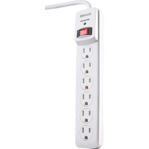 Southwire - Power Outlet Strips Amperage: 15 Voltage: 120 V - Exact Tooling