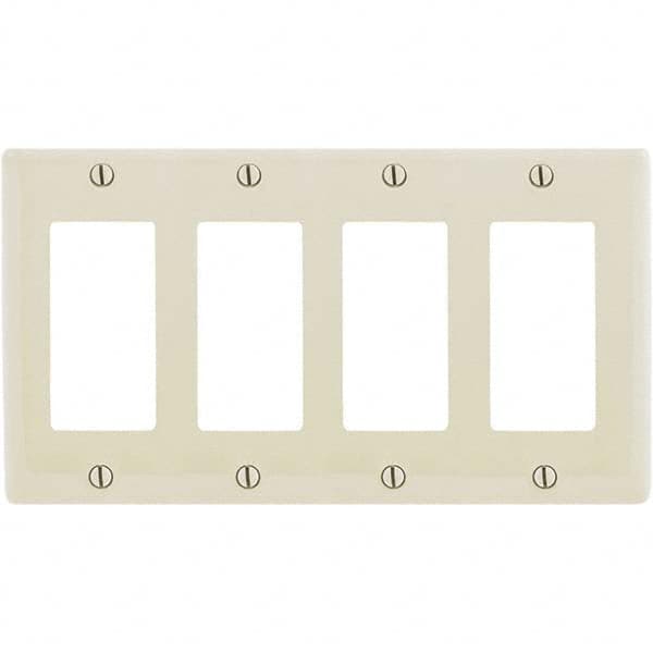 Hubbell Wiring Device-Kellems - Wall Plates Wall Plate Type: Outlet Wall Plates Color: Light Almond - Exact Tooling