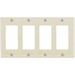 Hubbell Wiring Device-Kellems - Wall Plates Wall Plate Type: Outlet Wall Plates Color: Light Almond - Exact Tooling