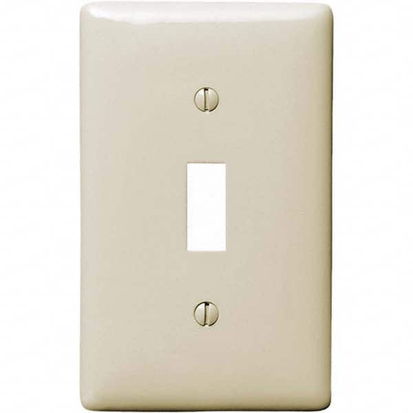 Hubbell Wiring Device-Kellems - Wall Plates Wall Plate Type: Switch Plates Color: Light Almond - Exact Tooling