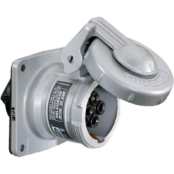 Hubbell Wiring Device-Kellems - Pin & Sleeve Receptacles Receptacle/Part Type: Receptacle Pin Configuration: 3 - Exact Tooling