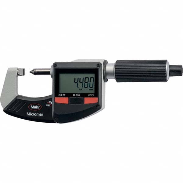 Mahr - Electronic Outside Micrometers Type: Standard Minimum Measurement (Decimal Inch): 0.0000 - Exact Tooling