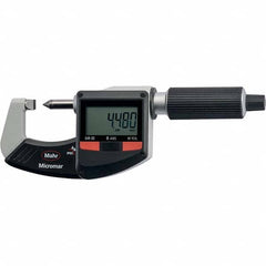 Mahr - Electronic Outside Micrometers Type: Standard Minimum Measurement (Decimal Inch): 0.0000 - Exact Tooling