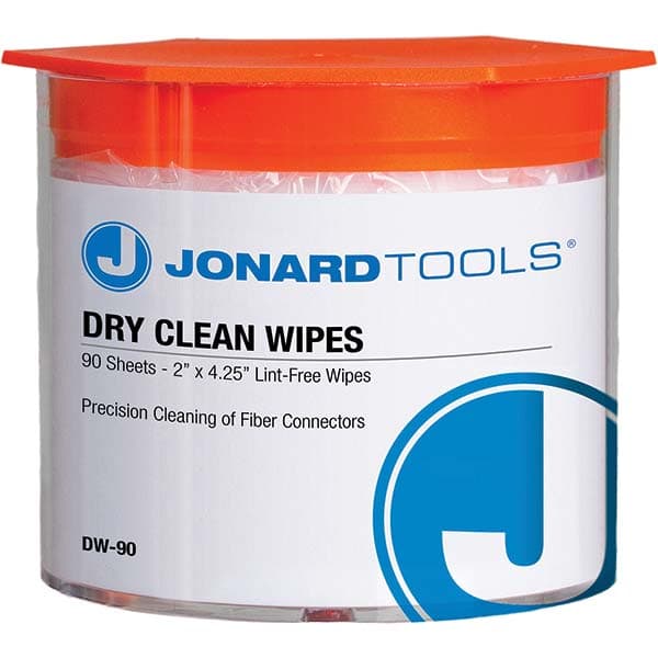 Jonard Tools - Cable Tools & Kits Tool Type: Dry Wipes for Cleaning Fiber Number of Pieces: 90.000 - Exact Tooling