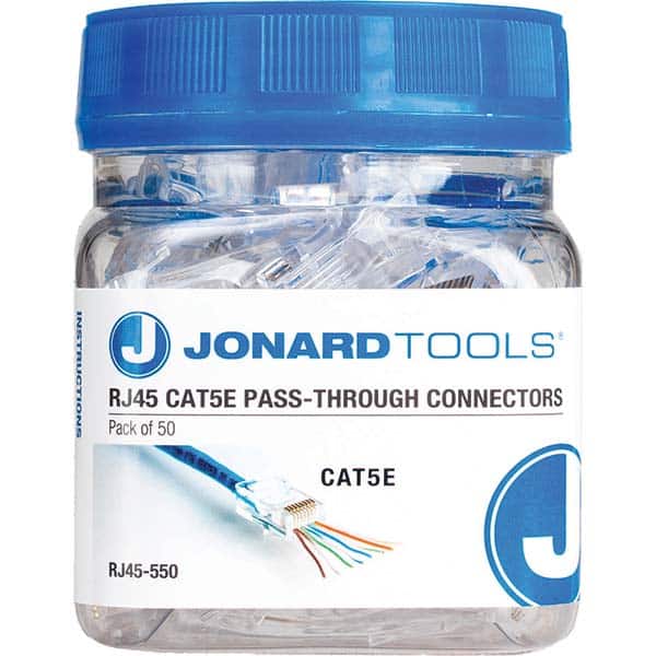 Jonard Tools - Cable Tools & Kits Tool Type: Pass-Through Connectors Number of Pieces: 50.000 - Exact Tooling