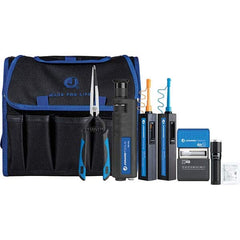 Jonard Tools - Cable Tools & Kits Tool Type: Fiber Connector Cleaning & Inspection Kit Number of Pieces: 8.000 - Exact Tooling