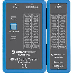Jonard Tools - Cable Testers Cable Type: HDMI; Mini HDMI Display Type: No Screen - Exact Tooling