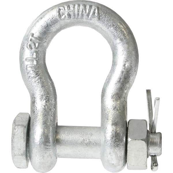 US Cargo Control - Shackles Load Limit (Ton): 3.25 Pin Type: Bolt&Nut - Exact Tooling