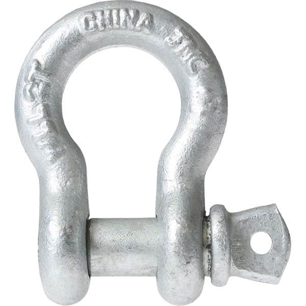 US Cargo Control - Shackles Load Limit (Ton): 12.00 Pin Type: Screw - Exact Tooling